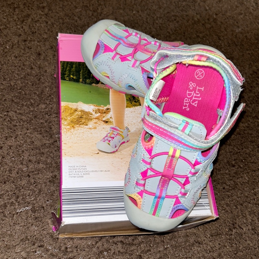 Lilly&Dan Girls Trekking Sandals size 11/12 & 7/8